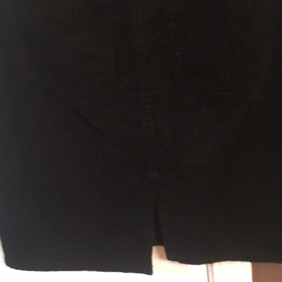 Black Corduroy Skirt - Picture 5 of 5